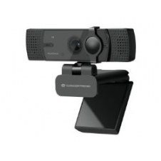 Webcam Conceptronic 4k Usb Micrófono Negra
