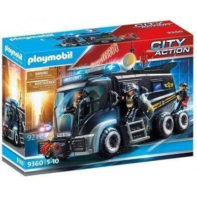 Playmobil vehiculo con luz led y modulo de sonido