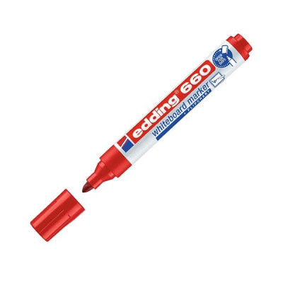 EDDING Marcador pizarra 660 punta conica trazo 1,5-3mm rojo