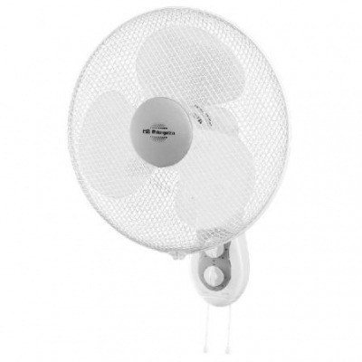 VENTILADOR DE PARED ORBEGOZO WF 0139 - 50W - ASPAS 40CM - 3 VELOCIDADES - TEMPORIZADOR - CABEZAL OSCILANTE MULTI ORIENTABLE - REJILLA SEGURIDAD