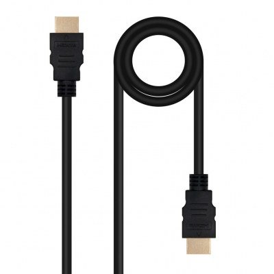 Cable hdmi 2.0 nanocable 3m - macho - macho - negro