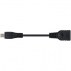 Cable Usb 2.0 Nanocable 10.01.3500/ Microusb Macho - Usb Hembra/ 15Cm/ Negro
