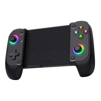 Gamepad Trust GXT 735 Mylox Negro - Bluetooth | Modo analógico/digital | Compatible con Android e iOS
