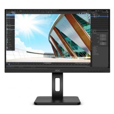 Monitor Profesional AOC 24P2Q 23.8/ Full HD/ Multimedia/ Negro