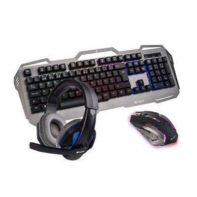 Teclado+ratón+auriculares ngs gbx - 1500 gaming