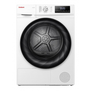 Secadora de condensación con bomba de calor Corberó CSBCH930W, 9kg, clase D, 128 kWh/año, 64dB, 15 programas, antiarrugas, inicio diferido, display, luz LED, blanco