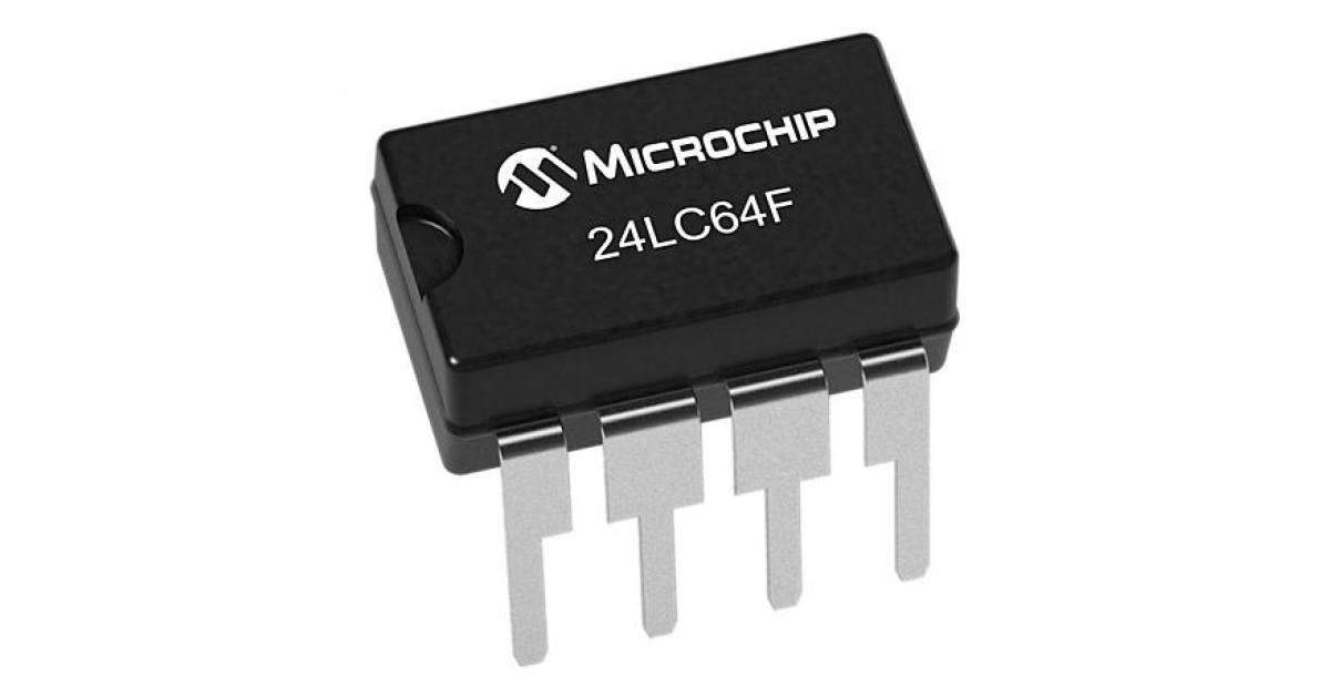 Circuito Integrado Memoria EEprom Dip8 24LC64-IP de MicroChip en ...