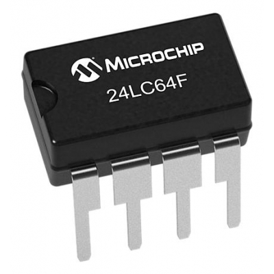 Circuito Integrado Memoria EEprom Dip8 24LC64-I/P