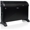 Convector Princess KA-5104, 2.000 W, 3 potencias, turbo, termostato regulable, negro