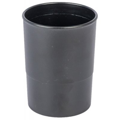 PORTA LAPICES PLASTICO REDONDO NEGRO