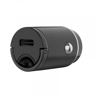Cargador de coche Celly USB-C, 30W, negro