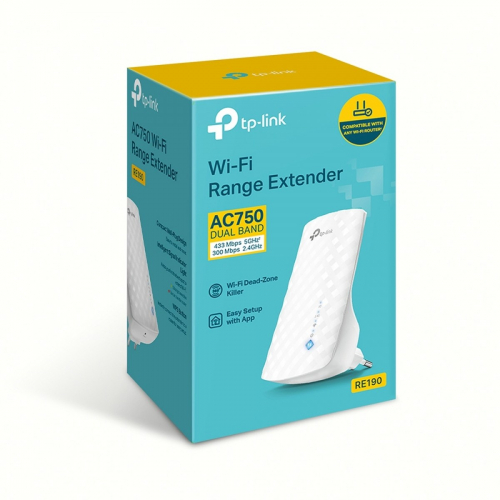 TP-LINK RE190 AC750 Extensor de cobertura Wi-Fi