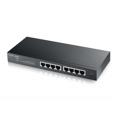GS1900-8 Gestionado L2 Gigabit Ethernet (10/100/1000) Negro