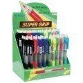 Pilot Portaminas SuperGrip H-185 - Trazo 0.5mm - Mina HB - Expositor de 60 unidades