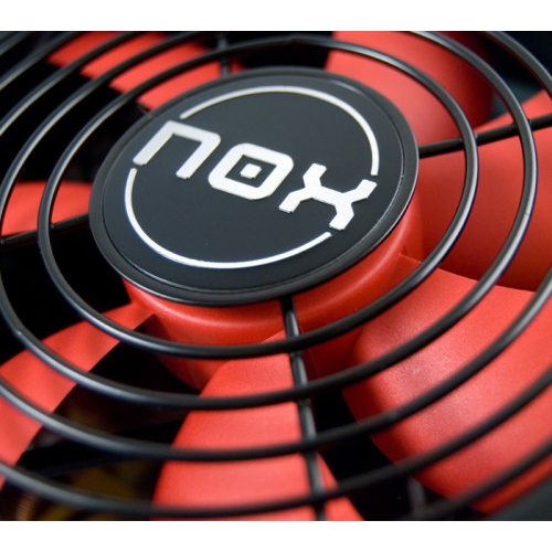 NOX NXS750 unidad de fuente de alimentación 750 W 20+4 pin ATX Negro, Rojo