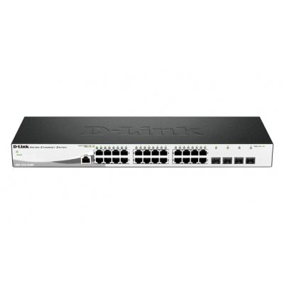 DGS-1210-28/ME switch Gestionado L2 Gigabit Ethernet (10/100/1000) 1U Negro