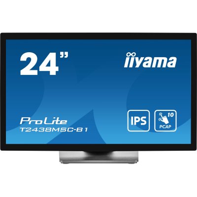 IIYAMA 60.5cm (23.8) T2438MSC-B1 16:9 M-Touch HDMI+DP+USB retail