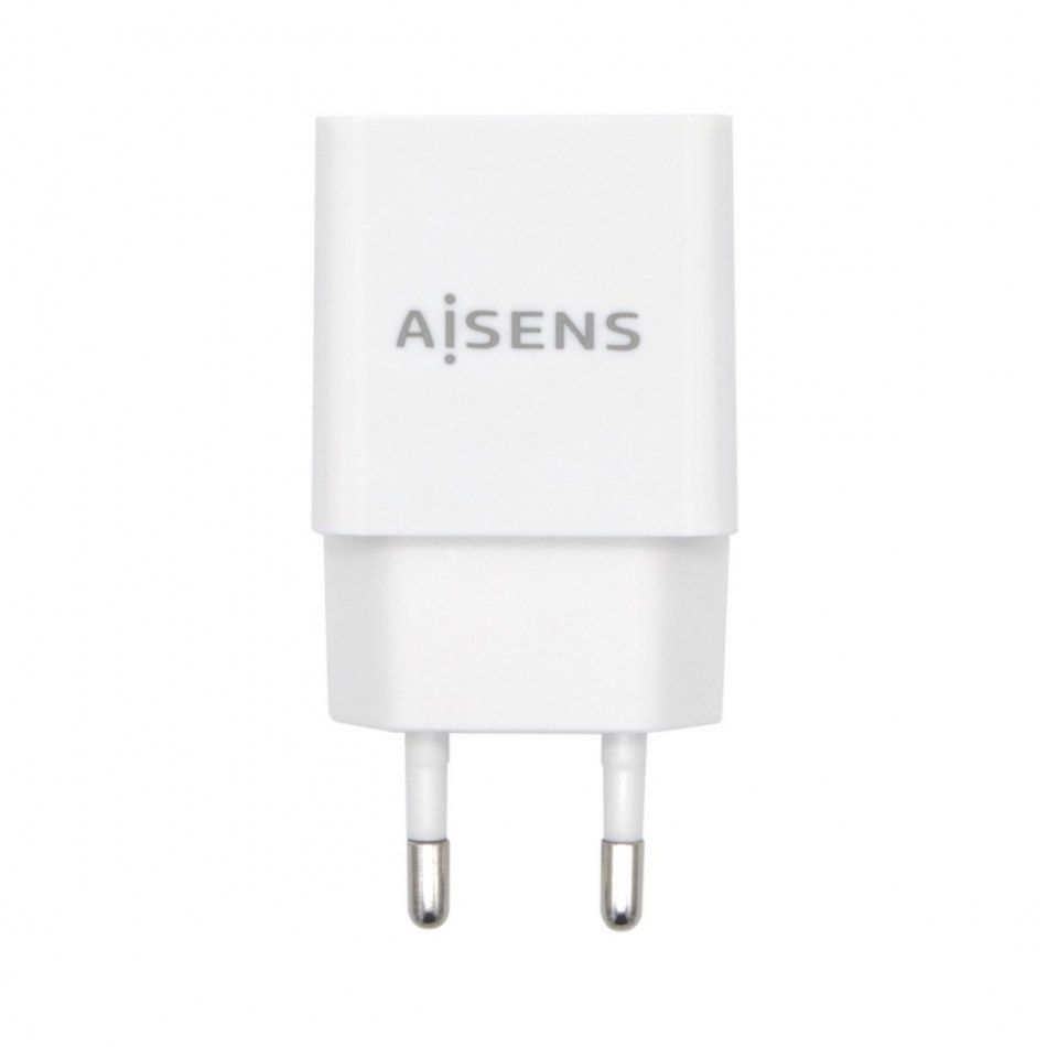 AISENS - CARGADOR USB 10W ALTA EFICIENCIA, 5V/2A, BLANCO