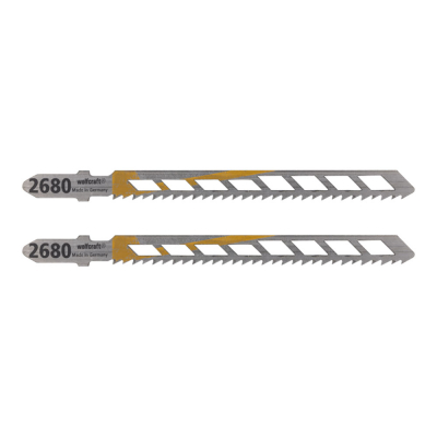 Hoja de sierra de calar hcs 100 mm, vástago t madera corte fino 2 uds