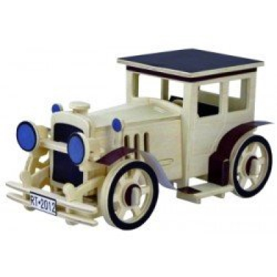 Puzzle Madera coche CLASICO BENZ C-9728 Cebek