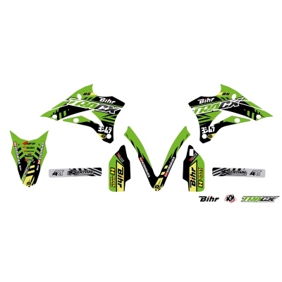 KUTVEK Tracx Graphic Kit Green Kawasaki KX85 5KA1752703L