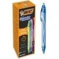 Bic Gel-Ocity Quick Dry Pack de 12 Boligrafos de Gel Retractil - Punta Media de 0.7 mm - Tinta de Gel - Anti-Manchas - Secado Ultra Rapido - Colores Surtidos