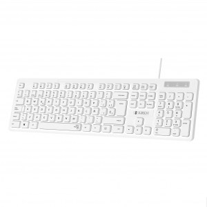 Teclado Subblim BUSINESS silencioso USB blanco