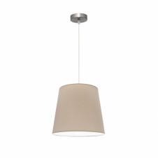Colgante Maldivas 1xe27 Niquel/piedra Regx35x35 Cm