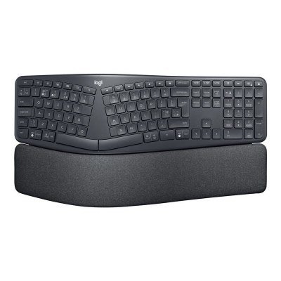 Teclado logitech ergo k860 split for business con logi bolt bluetooth wireles inalambrico grafito