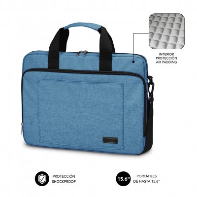 SUBBLIM Maletín Ordenador Air Padding Laptop bag 15,6 Azul