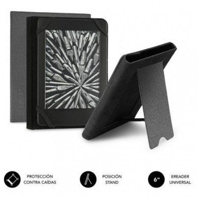 Funda para libro electrónico Subblim Clever Ebook Stand Case 6/ Gris