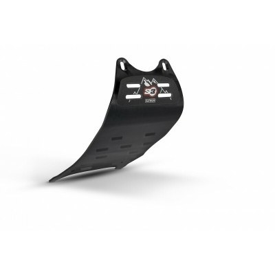 S3 Bunker Racing Trial Glide Plate Aluminium Black Sherco BU-1108-RACING-B