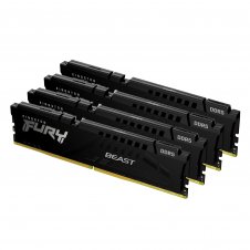 MEMORIA DDR5 KINGSTON FURY BEAST BLACK XMP 128GB (4X32GB) 5200MT/S CL40