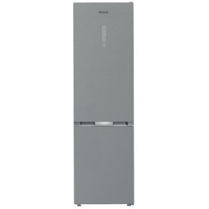 Frigorífico combi Whirlpool WHK 26404 XP7E, 203.5 x 59.5 x 70.7 cm, No Frost, clase B, 140 kWh año, 31dB, 355 litros, luz LED, acero pearl inox