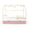 Cama nido 90x190 cm para cama Montessori Sogni XL rosa · J2000N-M1159