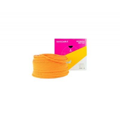 Bobina de Cable SFTP PIMF AWG23 Nanocable 10.20.1700-100 Cat.7/ 100m/ Naranja