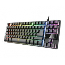 Teclado Trust GXT833 Thado USB Negro (24067) (OUT2977)