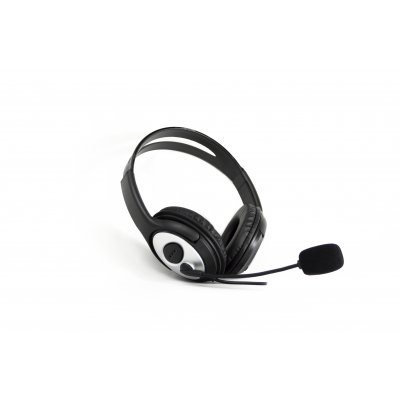 coolCHAT 3.5 Auriculares Diadema Conector de 3,5 mm Negro, Plata
