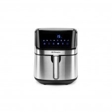 Orbegozo FDR 67 freidora Sencillo 5,5 L Independiente 1700 W Freidora de aire caliente Negro, Acero inoxidable