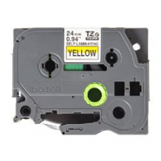 Cinta BROTHER 24mm 8m Negro sobre Amarillo (TZE-SL651)