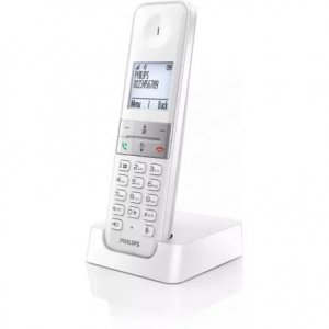 Teléfono inalámbrico Dect Philips D4701W/34, 1.8