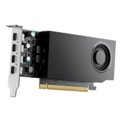 VGA PNY GEFORCE RTX A400 4GB GDDR6 64 BIT CUDA 768 4xMiniDP TDP 50W LOW PROFILE