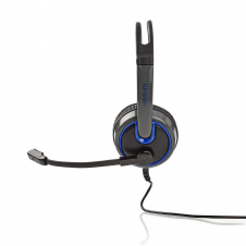 NEDIS AURICULARES GAMING | SUPRAAURAL | STEREO | 2X 3.5 MM | MICRÓFONO | 2.20 M