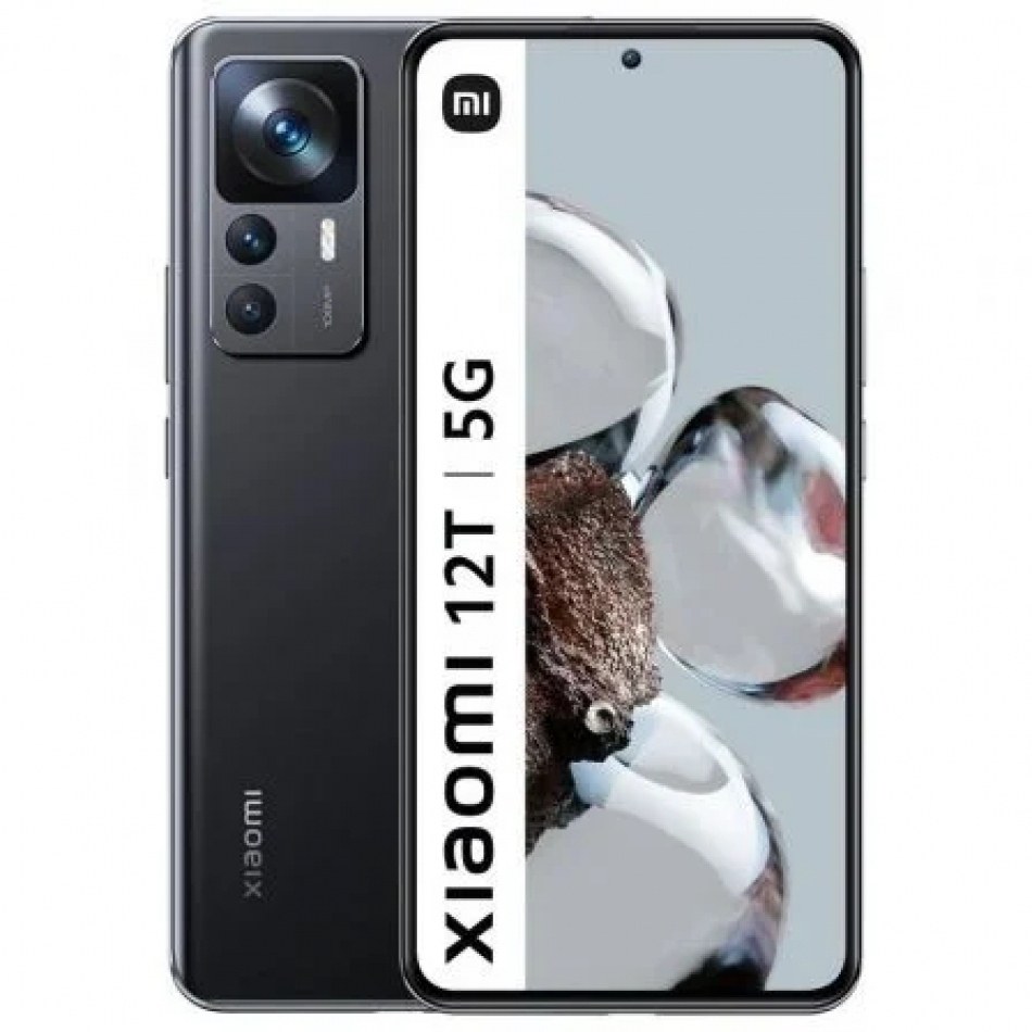 Smartphone Xiaomi 12T 8GB/ 256GB/ 6.67/ 5G/ Negro
