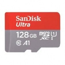 MEMORIA SANDISK 128GB MICRO SDXC ULTRA CLASE 10 C/ADAPTADOR