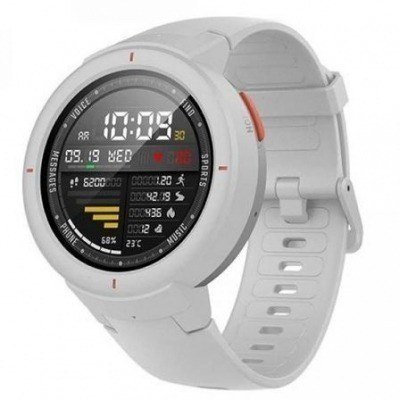 RELOJ INTELIGENTE HUAMI AMAZFIT VERGÉ BLANCO - PANTALLA 3.3CM - BT - WIFI - SENSOR FRECUENCIA CARDIACA - GPS - RESPONDER LLAMADAS - IP68 - BAT. 390MA