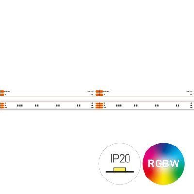 Tira LED COB RGBW 4000K 24V 16W/m 896 IP20 5m