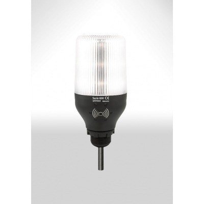 Baliza LED 230Vac Luz RGB 5 Colores Fija e Intermitente con Zumbador 88db