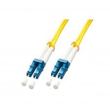 Lindy 47450 cable de fibra optica 1 m LC OS2 Amarillo