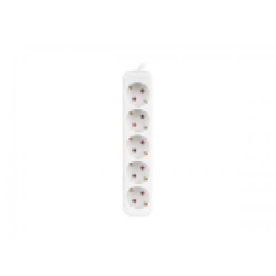 REGLETA LANBERG 5 TOMAS SCHUKO BLANCA 1.5M